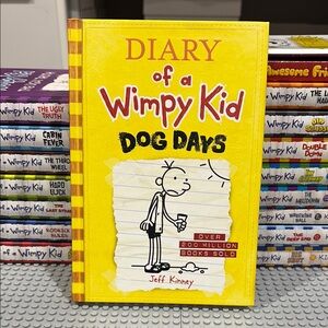 Diary of a Wimpy Kid: Dog Days – Hardcover Book by Jeff Kinney (Brand New)